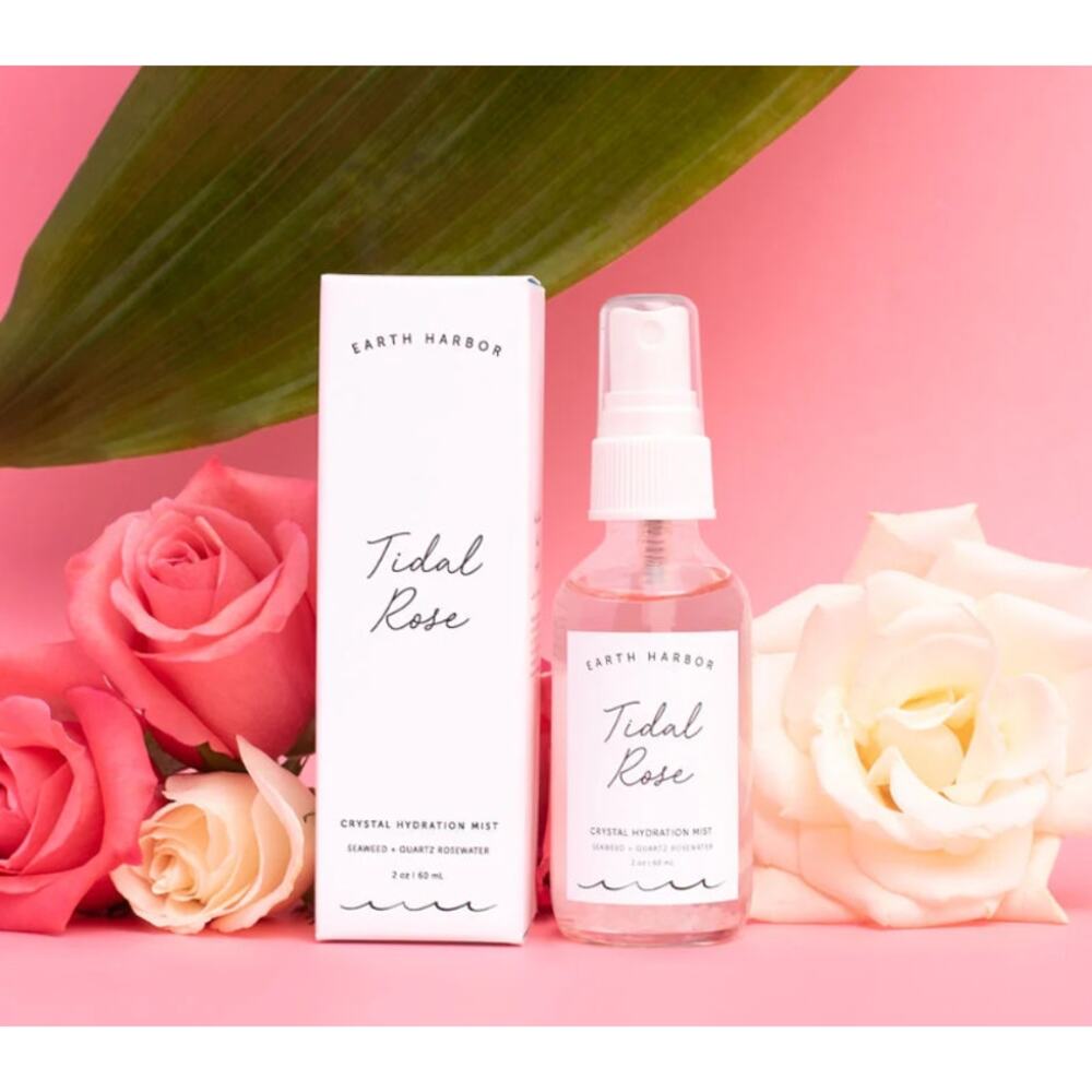Earth Harbor Tidal Rose Seaweed Hydration Mist 0.68 fl oz Travel Size